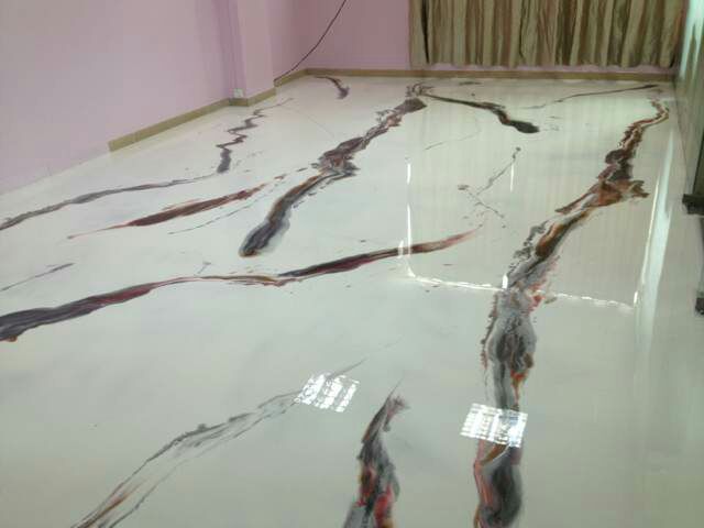 环氧泼墨地坪 环氧泼墨地坪